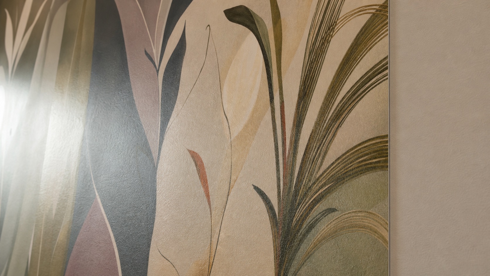Decoratieve wand of print
